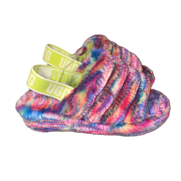 UGG Fluff Yeah Pixelate Size 7 - Picture 4 of 5